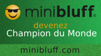 Gwenaelle joue au Minibluff